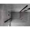 Mexen Mist-B Duo kabina prysznicowa uchylna 85 x 70 cm, transparent, czarna - 8A2-085-070-70-00
