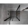 Mexen Mist-B Duo kabina prysznicowa uchylna 70 x 70 cm, czarna kratka, czarna - 8A2-070L-070P-70-77