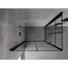 Mexen Mist-B Duo kabina prysznicowa uchylna 90 x 80 cm, czarna kratka, czarna - 8A2-090L-080P-70-77