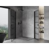 Mexen Mist-B Duo kabina prysznicowa uchylna 90 x 80 cm, czarna kratka, czarna - 8A2-090L-080P-70-77