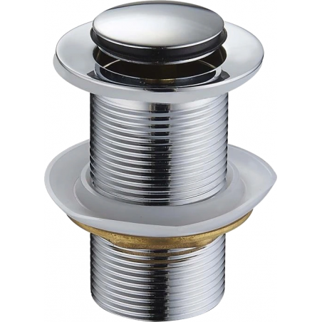 Mexen korek klik-klak mały okrągły, chrom - 79915-00