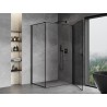 Mexen Mist-B  kabina prysznicowa uchylna prawa 70 x 100 cm, czarna ramka, czarna - 8A2T-070-100-70-70-P