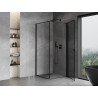 Mexen Mist-B kabina prysznicowa uchylna prawa 90 x 90 cm, czarna ramka, czarna - 8A2T-090-090-70-70-P