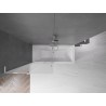 Mexen Velar L parawan nawannowy 2-skrzydłowy rozsuwany 90 x 150 cm, szron, chrom - 896-090-003-31-01