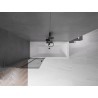 Mexen Velar L parawan nawannowy 2-skrzydłowy rozsuwany 75 x 150 cm, grafit, gun gray szczotkowany - 896-075-003-41-66