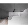Mexen Velar L parawan nawannowy 2-skrzydłowy rozsuwany 75 x 150 cm, grafit, czarny - 896-075-003-41-70