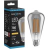 Mexen Vintis żarówka filament LED E27, ST64, 10W, Ciepła - 2200K, 780 lm, smoke - L152-E27-1022-70