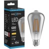 Mexen Vintis żarówka filament LED E27, ST64, 8W, Ciepła - 2700K, 680 lm, smoke - L152-E27-0827-70
