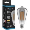 Mexen Vintis żarówka filament LED E27, ST64, 10W, Ciepła - 2700K, 780 lm, smoke - L152-E27-1027-70