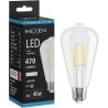 Mexen Vintis żarówka filament LED E27, ST64, 4W, Neutralna - 4000K, 470 lm, clear - L152-E27-0440-00