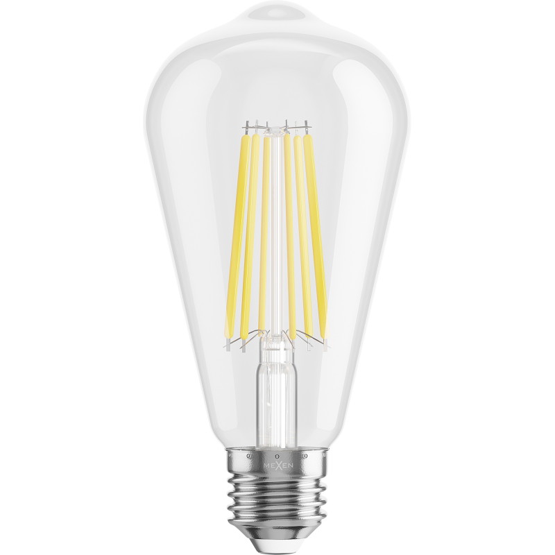 Mexen Vintis żarówka filament LED E27, ST64, 10W, Neutralna - 4000K, 1320 lm, clear - L152-E27-1040-00