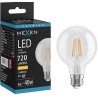 Mexen Vintis żarówka filament LED E27, G80, 6W, Ciepła - 2700K, 720 lm, clear - L155-E27-0627-00