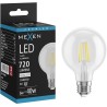 Mexen Vintis żarówka filament LED E27, G80, 6W, Neutralna - 4000K, 720 lm, clear - L155-E27-0640-00