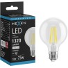 Mexen Vintis żarówka filament LED E27, G80, 10W, Neutralna - 4000K, 1320 lm, clear - L155-E27-1040-00