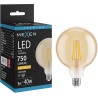 Mexen Vintis żarówka filament LED E27, G125, 8W, Ciepła - 2200K, 750 lm, amber - L158-E27-0822-50