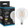 Mexen Vintis żarówka filament LED E27, G125, 12W, Ciepła - 2700K, 1560 lm, clear - L158-E27-1227-00