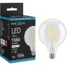 Mexen Vintis żarówka filament LED E27, G125, 12W, Neutralna - 4000K, 1560 lm, clear - L158-E27-1240-00