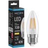 Mexen Vintis żarówka filament LED E27, C35, 6W, Ciepła - 2700K, 720 lm, clear - L154-E27-0627-00