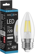 Mexen Vintis żarówka filament LED E27, C35, 6W, Neutralna - 4000K, 720 lm, clear - L154-E27-0640-00