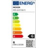 Mexen Vintis żarówka filament spirala LED E27, ST64, 6W, Ciepła - 2200K, 350 lm, smoke - L162-E27-0622-70