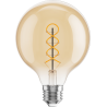 Mexen Vintis żarówka filament spirala LED E27, G95, 4W, Ciepła - 2200K, 360 lm, amber - L167-E27-0422-50