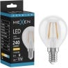 Mexen Vintis żarówka filament LED E14, G45, 2W, Ciepła - 2700K, 240 lm, clear - L156-E14-0227-00