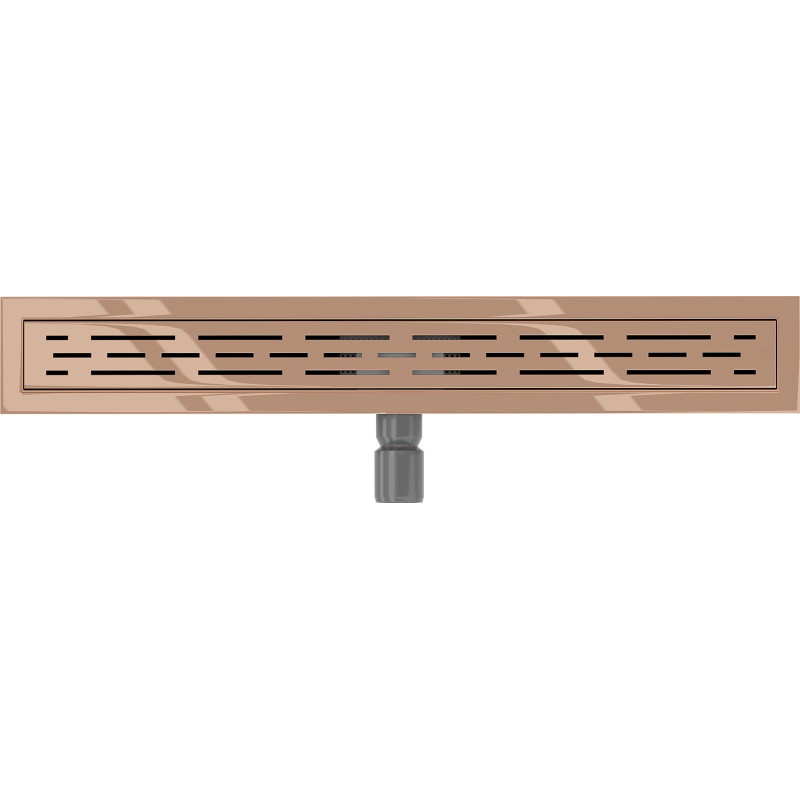 Mexen Flat M01 odpływ liniowy 50 cm, różowe złoto - 1620050-15