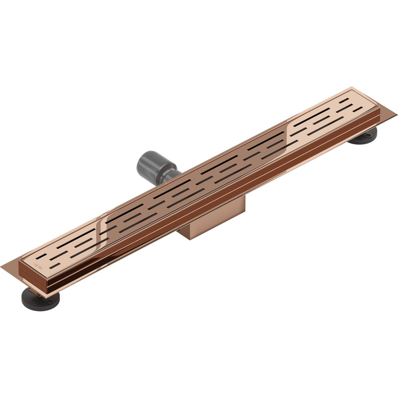 Mexen Flat M01 odpływ liniowy 70 cm, różowe złoto - 1620070-15