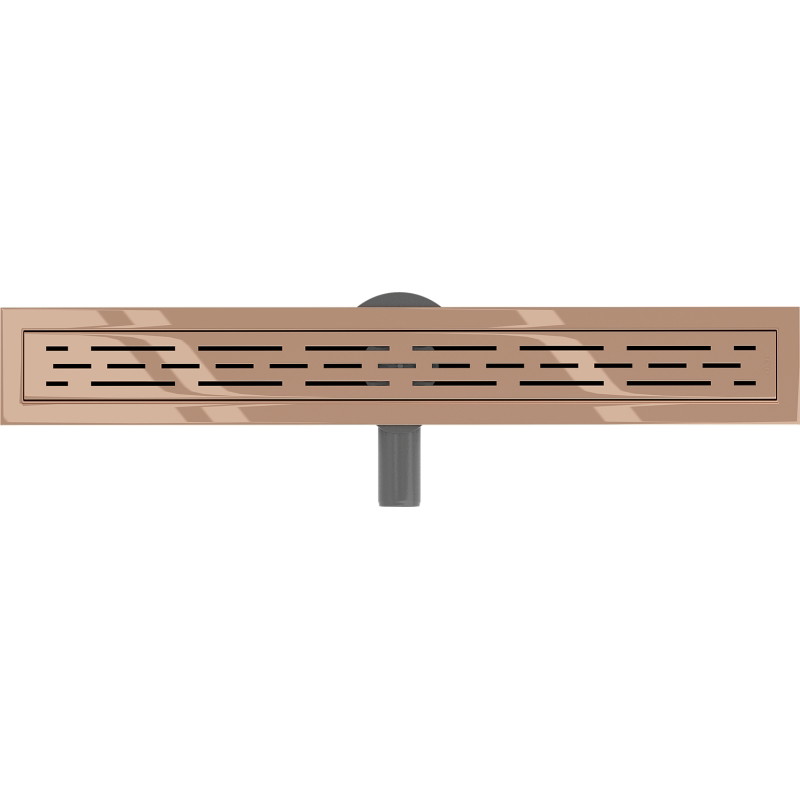 Mexen Flat 360° M01 odpływ liniowy obrotowy 70 cm, różowe złoto - 1620070-40