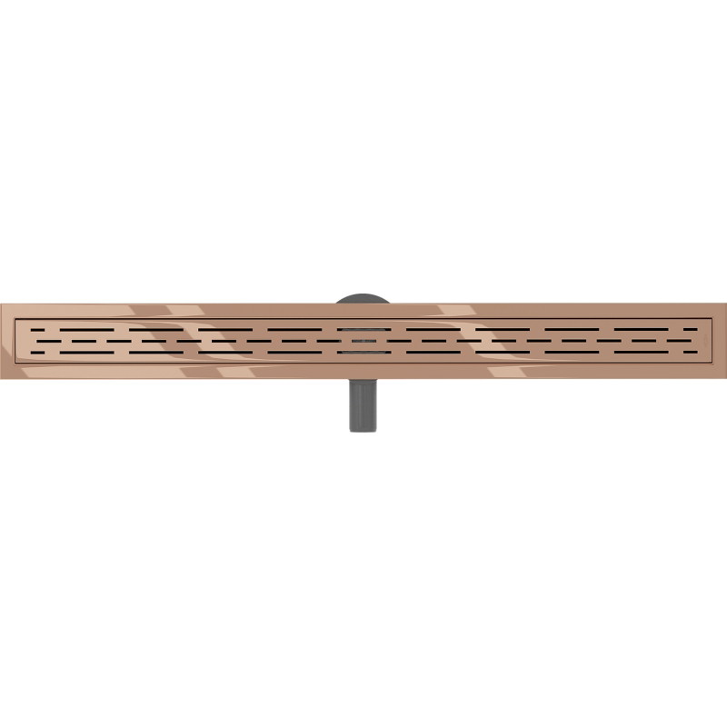 Mexen Flat 360° M01 odpływ liniowy obrotowy 80 cm, różowe złoto - 1620080-40