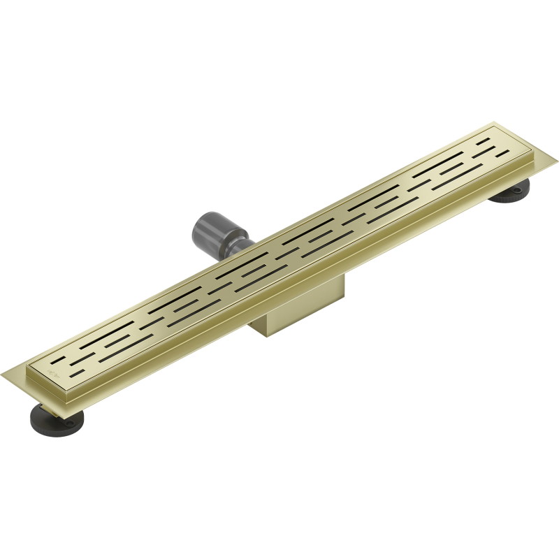 Mexen Flat M01 odpływ liniowy 60 cm, złoty szczotkowany - 1A20060-15