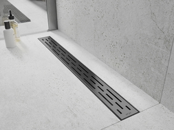 Mexen Flat 360° M01 odpływ liniowy obrotowy 60 cm, gun gray szczotkowany - 1E20060-40