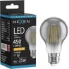 Mexen Vintis żarówka filament LED E27, A60, 6W, Ciepła - 2200K, 450 lm, smoke - L150-E27-0622-70