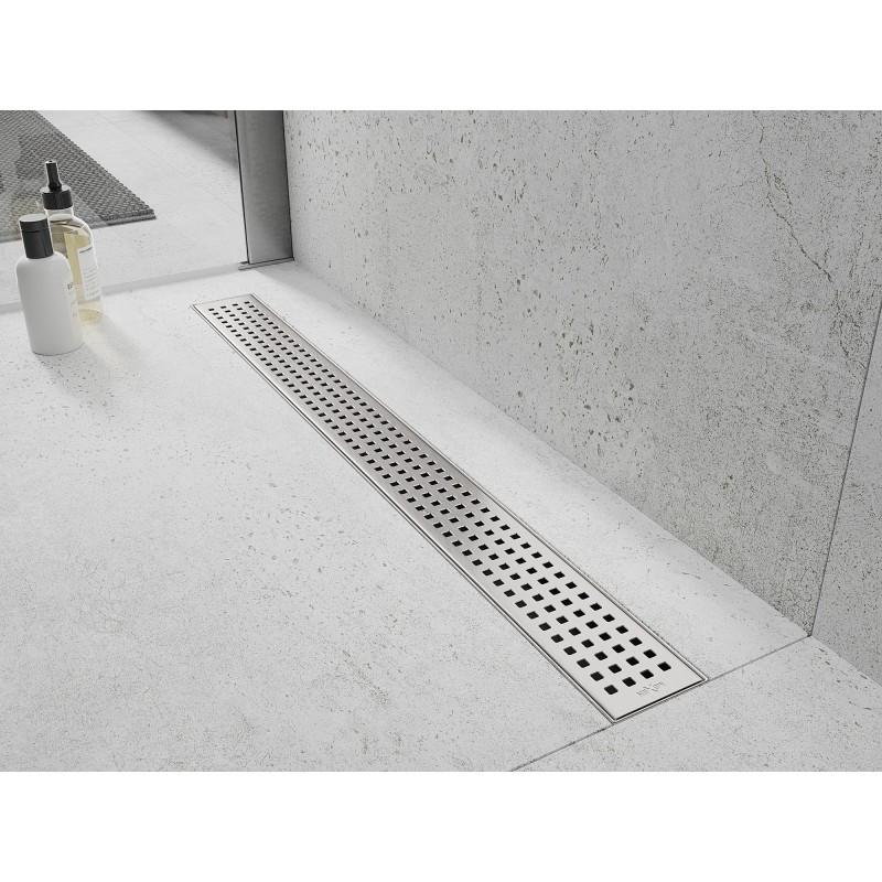 Mexen Flat M08 maskownica do odpływu liniowego 50 cm, inox - 1025050