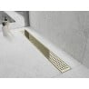 Mexen Flat M08 maskownica do odpływu liniowego 90 cm, złota - 1525090