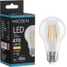 Mexen Vintis żarówka filament LED E27, A60, 4W, Ciepła - 2700K, 470 lm, clear - L150-E27-0427-00