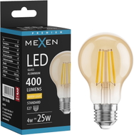 Mexen Vintis żarówka filament LED E27, A60, 4W, Ciepła - 2700K, 400 lm, amber - L150-E27-0427-50