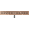 Mexen Flat M08 odpływ liniowy 50 cm, różowe złoto - 1625050-15