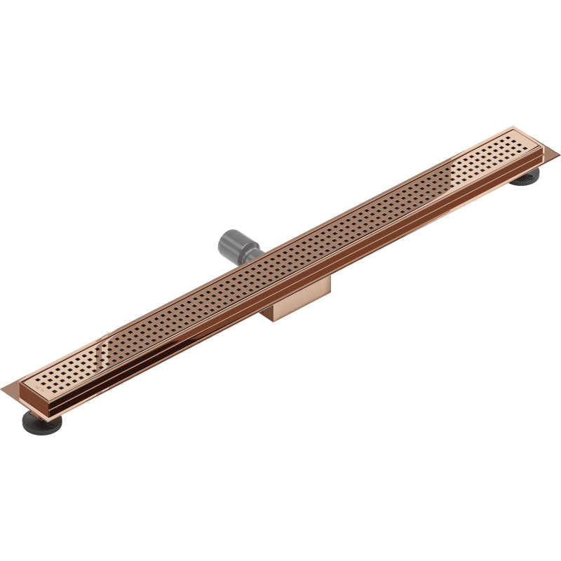Mexen Flat M08 odpływ liniowy 80 cm, różowe złoto - 1625080-15