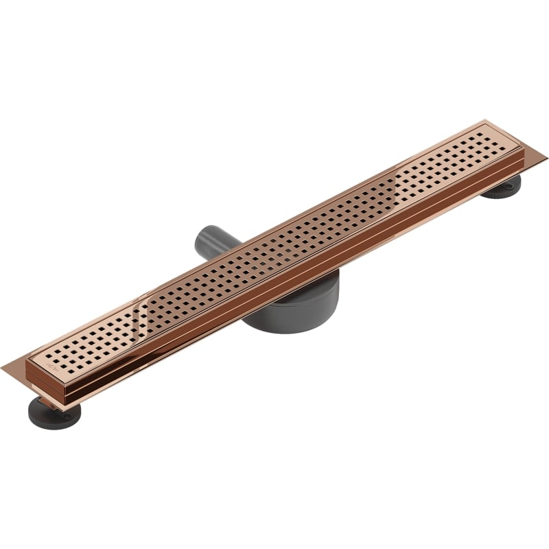 Mexen Flat 360° M08 odpływ liniowy obrotowy 50 cm, różowe złoto - 1625050-40