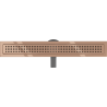 Mexen Flat 360° M08 odpływ liniowy obrotowy 50 cm, różowe złoto - 1625050-40