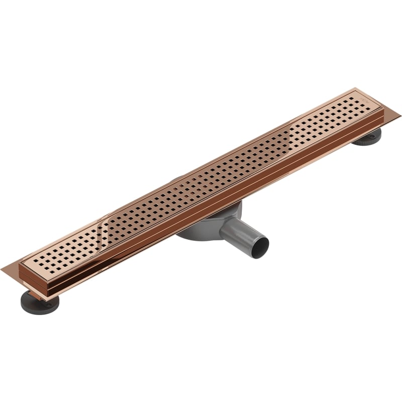 Mexen Flat 360° M08 odpływ liniowy obrotowy 60 cm, różowe złoto - 1625060-40
