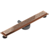 Mexen Flat 360° M08 odpływ liniowy obrotowy 70 cm, różowe złoto - 1625070-40