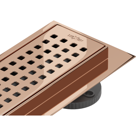 Mexen Flat 360° M08 odpływ liniowy obrotowy 80 cm, różowe złoto - 1625080-40