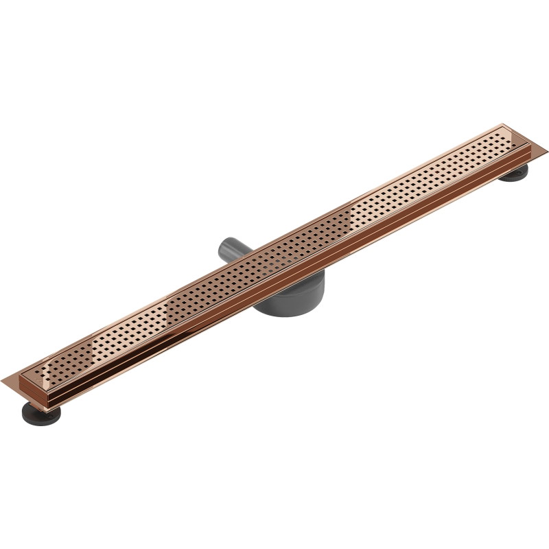 Mexen Flat 360° M08 odpływ liniowy obrotowy 80 cm, różowe złoto - 1625080-40