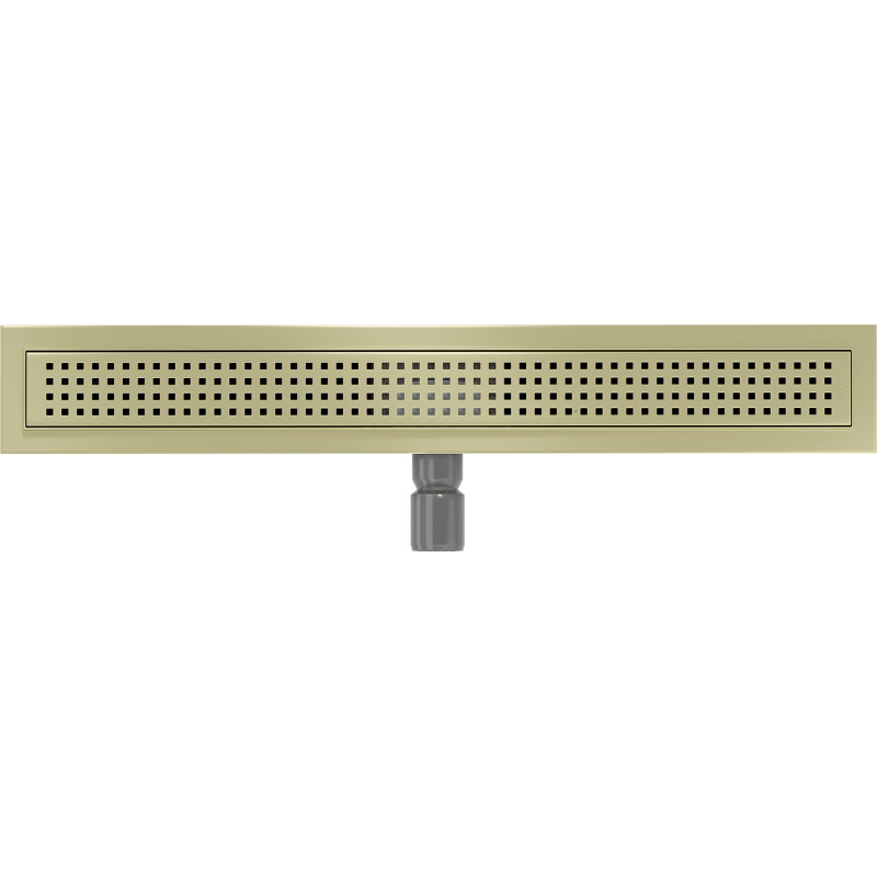 Mexen Flat M08 odpływ liniowy 50 cm, złoty szczotkowany - 1A25050-15