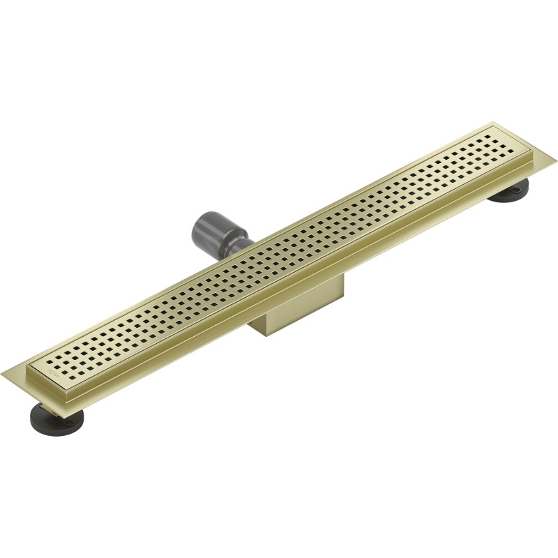 Mexen Flat M08 odpływ liniowy 60 cm, złoty szczotkowany - 1A25060-15