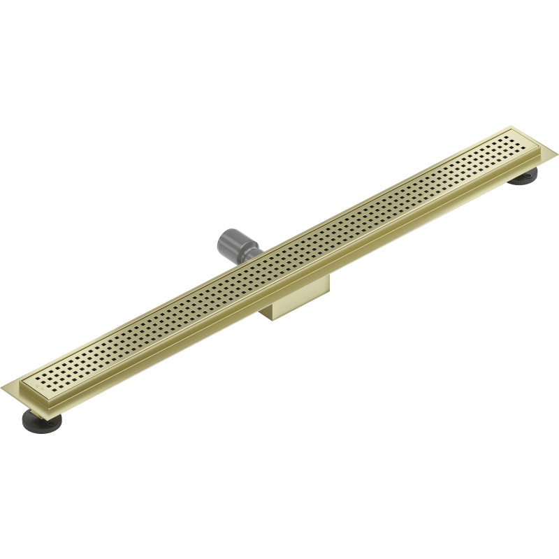 Mexen Flat M08 odpływ liniowy 80 cm, złoty szczotkowany - 1A25080-15