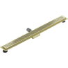 Mexen Flat M08 odpływ liniowy 80 cm, złoty szczotkowany - 1A25080-15