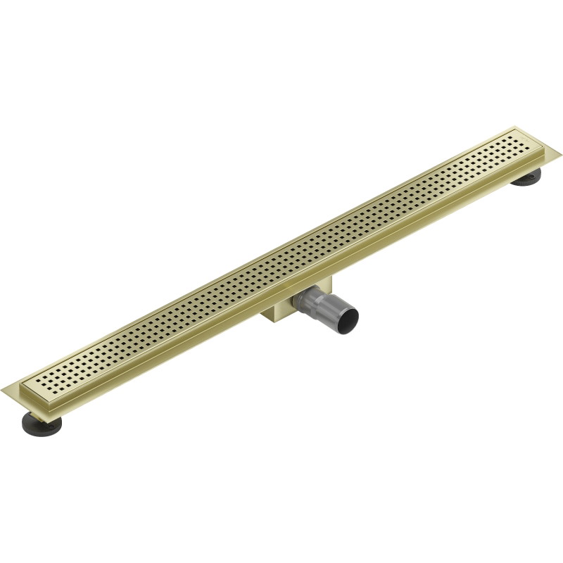 Mexen Flat M08 odpływ liniowy 90 cm, złoty szczotkowany - 1A25090-15